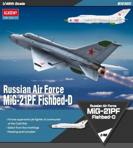 Przejdź do produktu Academy 12320 - 1:48 MiG-21PF