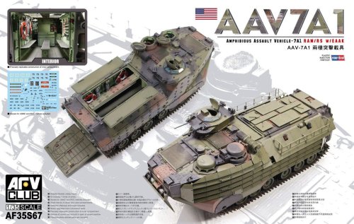 Przejdź do produktu AFV Club 35S67 - 1:35 Amphibious Assault Vehicle 7A1 RAM /RS W/EAAK