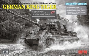 Rye Field Model 5125 - 1:35 German King Tiger Panzerkampfwagen VI Tiger Ausf.B Sd.Kfz.182 Henschel Turret