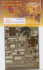 PART P35181 - 1:35 Pz.Kpfw.I Ausf.A ohne Aufbau interior