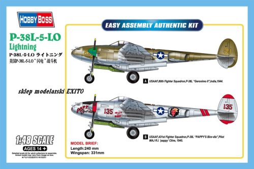 Przejdź do produktu HOBBY BOSS 85805 - 1:48 P-38L-5-L0 Lightning