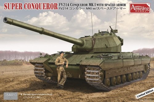 Przejdź do produktu AMUSING HOBBY 35A013 - 1:35 Super Conqueror - FV 214 Conqueror Mk I with spaced armour