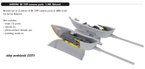 Przejdź do produktu EDUARD 648246 - 1:48 Bf 109 cannon pods