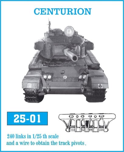 Przejdź do produktu Friulmodel ATL-2501 - 1:25 Metalowe gąsienice Centurion