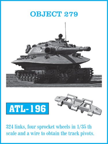 Przejdź do produktu Friulmodel ATL-196 - 1:35 Metalowe gąsienice Object 279