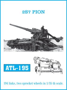 Friulmodel ATL-195 - 1:35 Metalowe gąsienice 2S7 Pion