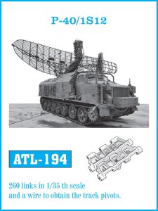 Friulmodel ATL-194 - 1:35 Metalowe gąsienice P-40 / 1S12