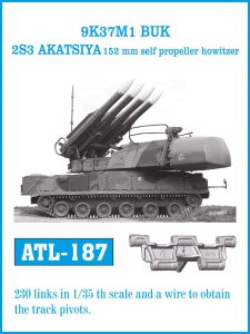 Friulmodel ATL-187 - 1:35 Metalowe gąsienice 9K37M1 BUK / 2S3 Akatsiya