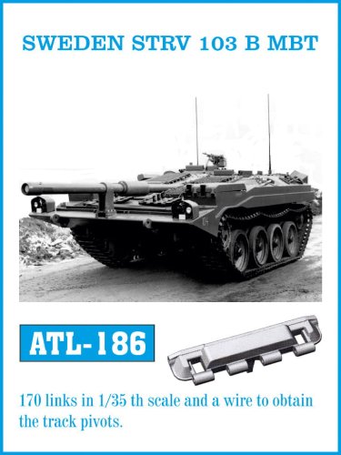 Przejdź do produktu Friulmodel ATL-186 - 1:35 Metalowe gąsienice Strv 103B