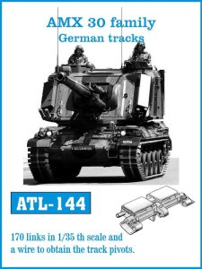Friulmodel ATL-144 - 1:35 Metalowe gąsienice AMX-30 family German