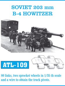 Friulmodel ATL-109 - 1:35 Metalowe gąsienice Soviet 203mm B-4 Howitzer