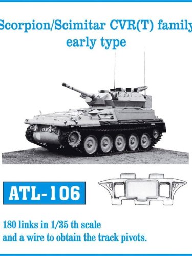 Przejdź do produktu Friulmodel ATL-106 - 1:35 Metalowe gąsienice Scorpion/Scimitar CVR (T) typ wczesny