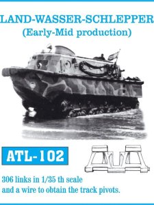 Friulmodel ATL-102 - 1:35 Metalowe gąsienice Land-Wasser Schlepper early-mid