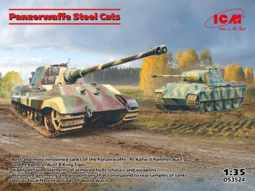 Przejdź do produktu ICM DS3524 - 1:35 Panzerwaffe Steel Cats
