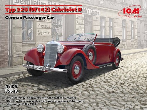 Przejdź do produktu ICM 35543 - 1:35 Mercedes Typ 320 W142 Cabriolet B