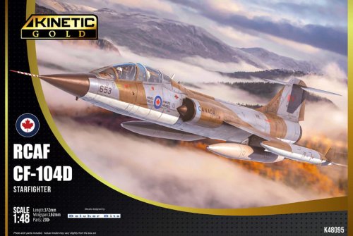 Przejdź do produktu Kinetic 48095 - 1:48 CF-104D RCAF Starfighter