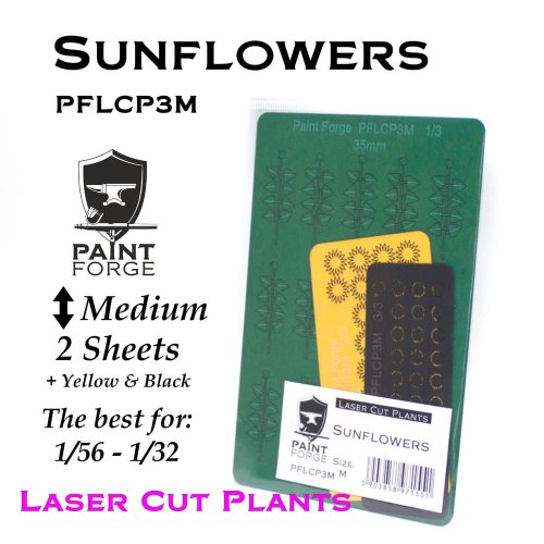 Przejdź do produktu Paint Forge PFLCP3M - Słoneczniki wycinane laserowo rozmiar Medium