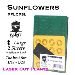 Paint Forge PFLCP3L - Słoneczniki wycinane laserowo rozmiar Large