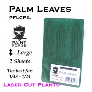 Paint Forge PFLCP1L - Liście palmowe wycinane laserowo rozmiar Large