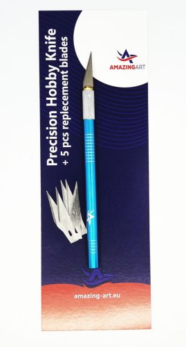 Przejdź do produktu Amazing Art 15832 - Skalpel modelarski Lagoon + 5 ostrzy