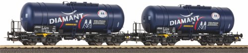 Przejdź do produktu PIKO 58284 H0 - Zestaw 2 wagonów cystern 406Ra PKP ep. VI