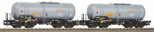 PIKO 58283 H0 - Zestaw 2 wagonów cystern 406Rb PCC ep. VI