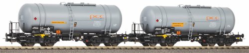 Przejdź do produktu PIKO 58283 H0 - Zestaw 2 wagonów cystern 406Rb PCC ep. VI