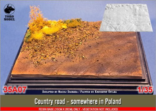 Przejdź do produktu Toro 35A07 - 1:35 Wiejska droga - podstawka żywiczna 15x20cm