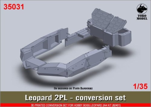 Przejdź do produktu Toro 35031 - 1:35 Leopard 2PL - Conversion Set 3D Print for HB82401