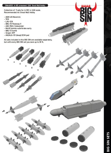 Przejdź do produktu Eduard SIN648133 - 1:48 A-10C armament