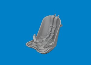 Eduard 6481038 - 1:48 Fw 190A seat w/ integral belts Print 3D