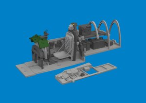 Eduard 6481033 - 1:48 P-51B Birdcage canopy cockpit Print 3D