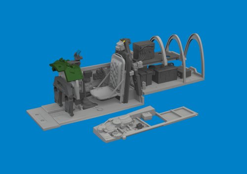 Przejdź do produktu Eduard 6481033 - 1:48 P-51B Birdcage canopy cockpit Print 3D