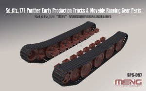 MENG MODEL SPS057 - 1:35 Sd.Kfz.171 Panther Early Production Tracks & Movable Running Gear Parts