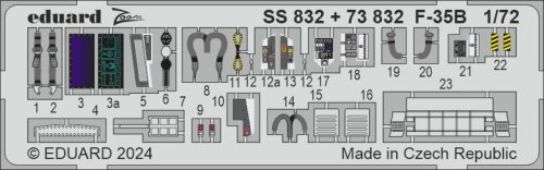 Przejdź do produktu Eduard SS832 - 1:72 F-35B