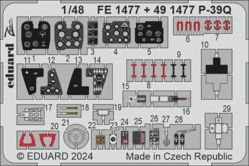 Przejdź do produktu Eduard FE1477 - 1:48 P-39Q