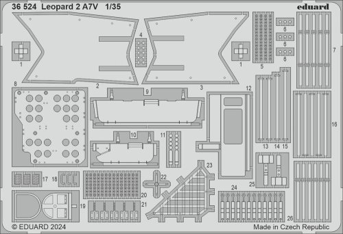 Przejdź do produktu Eduard 36524 - 1:35 Leopard 2 A7V