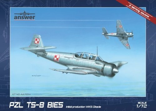 Przejdź do produktu Answer AA72041 - 1:72 PZL TS-8 Bies Initial Production WSK Okęcie