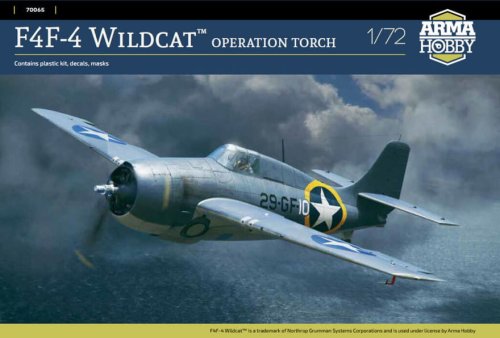 Przejdź do produktu Arma Hobby 70065 - 1:72 F4F-4 Wildcat Operation Torch