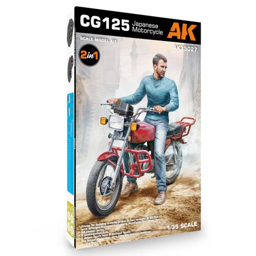 Przejdź do produktu AK Interactive 35027 - 1:35 Honda CG125 Japanese Motorcycle