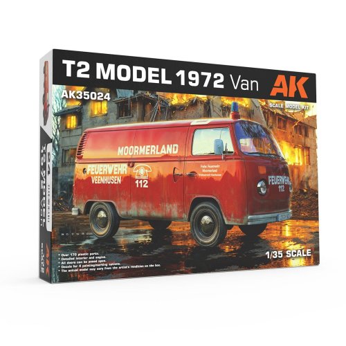 Przejdź do produktu AK Interactive 35024 - 1:35 Volkswagen T2 Model 1972 Van