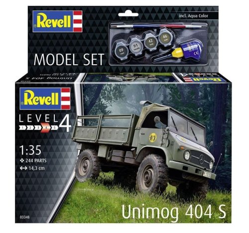 Przejdź do produktu Revell 63348 - 1:35 Unimog 404 S model z farbami