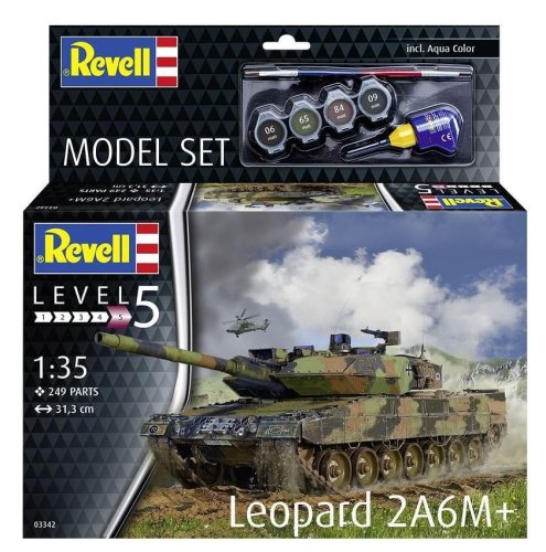 Przejdź do produktu Revell 63342 - 1:35 Leopard 2 A6M model z farbami
