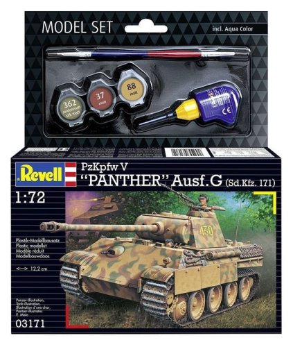 Przejdź do produktu Revell 63171 - 1:72 Panther Ausf. G model z farbami
