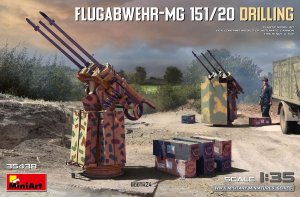 Miniart 35438 - 1:35 Flugabwehr-MG 151/20 Drilling