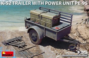 Miniart 35426 - 1:35 K-52 Trailer w/ Power Unit PE-95