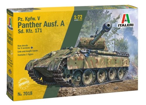 Przejdź do produktu Italeri 7018 - 1:72 Pz.Kpfw. V Panther Ausf. A