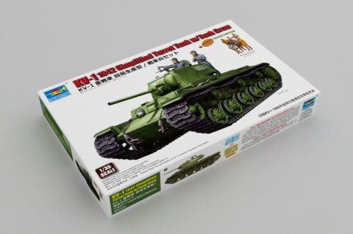 Przejdź do produktu Trumpeter 09597 - 1:35 KV-1 1942 Simplified Turret Tank w/Tank Crew