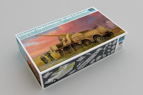 Przejdź do produktu Trumpeter 09577 - 1:35 Schwerer Zugkraftwagen 18 t with 8.8cm Flak