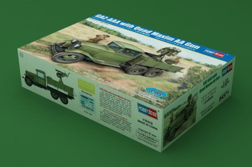Przejdź do produktu Hobby Boss 84571 - 1:35 GAZ-AAA with Quad Maxim AA Gun